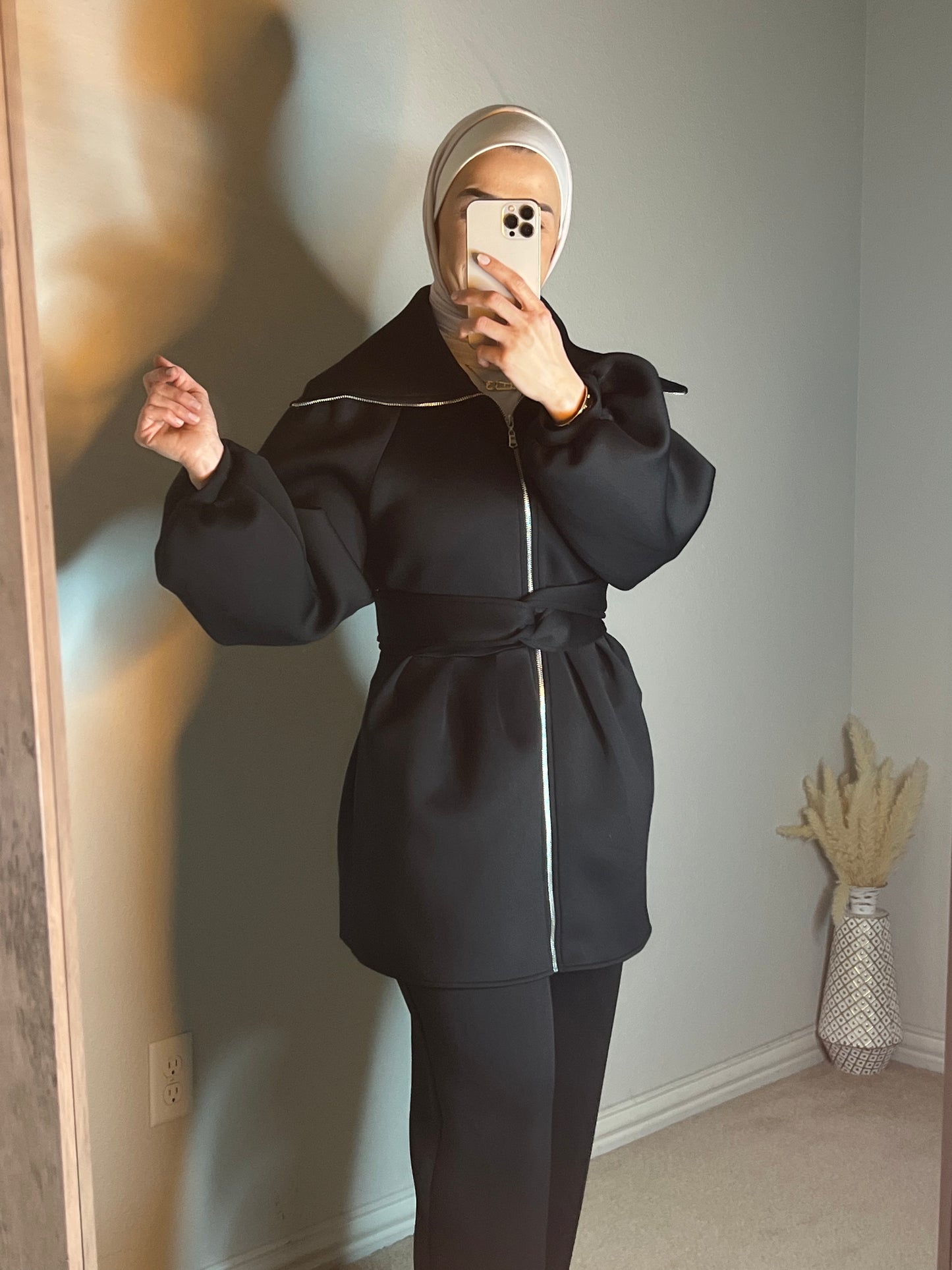 Black formal suit