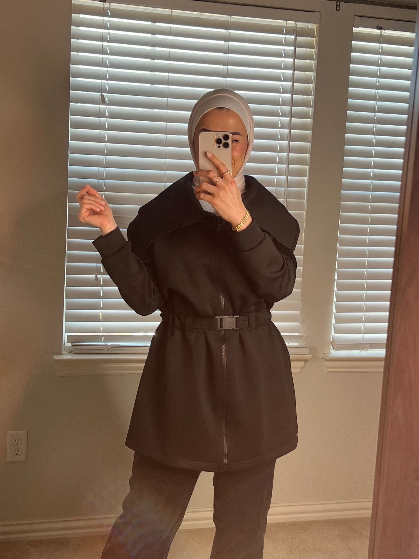 Black Jacket with belt