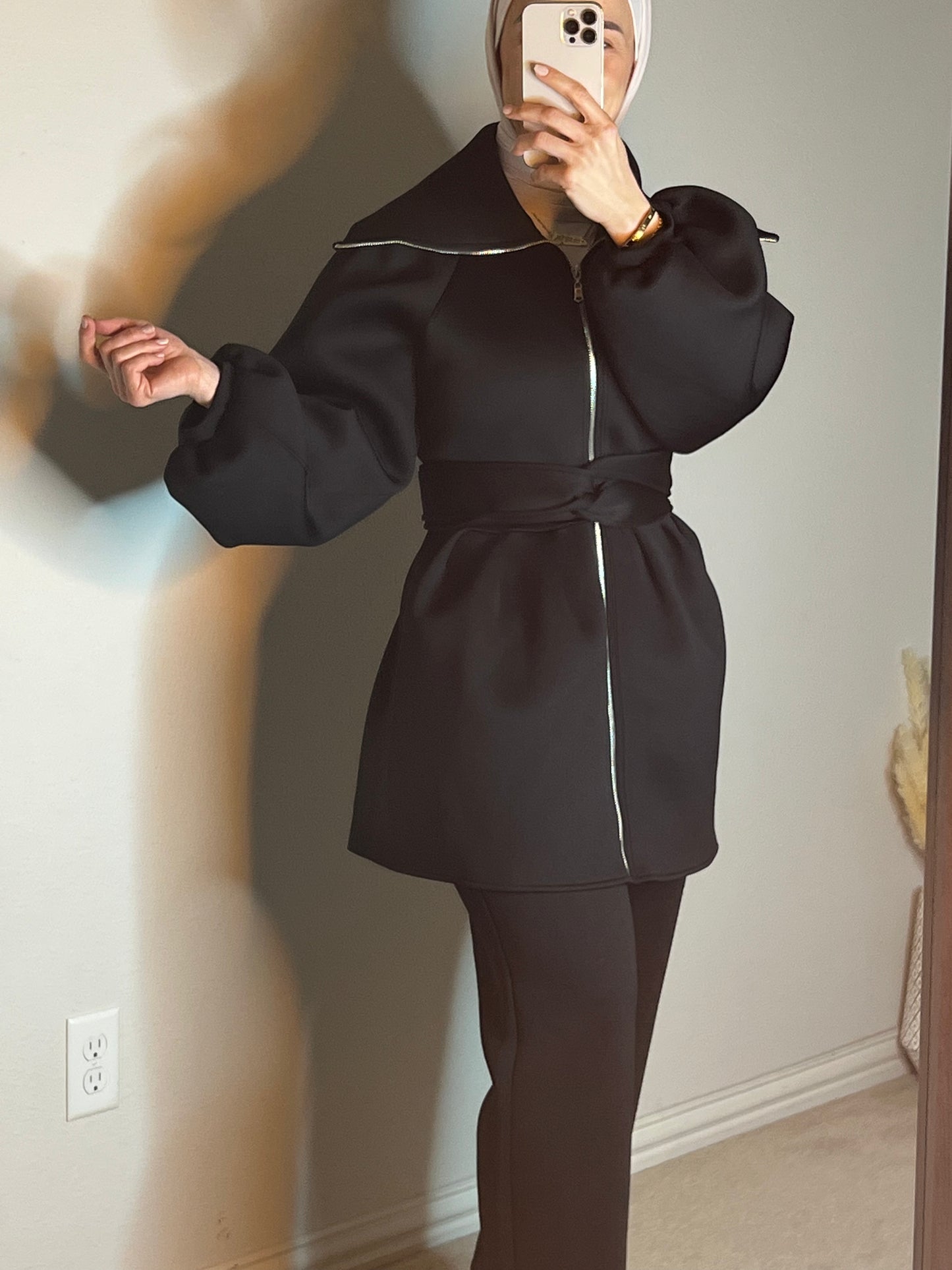 Black formal suit