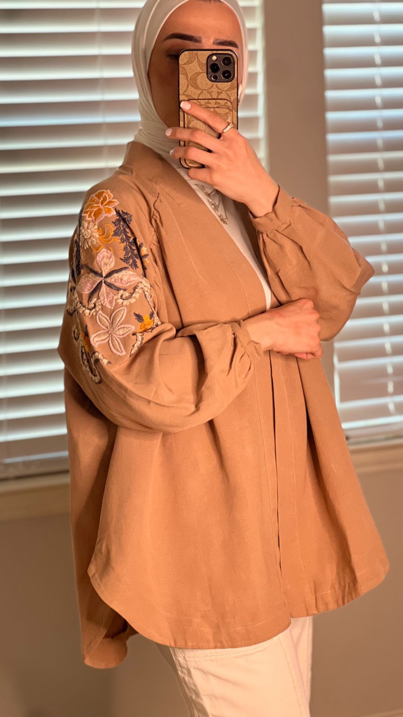 Free Size Beige Kimono